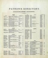 Directory 1, Allamakee County 1886 Version 3